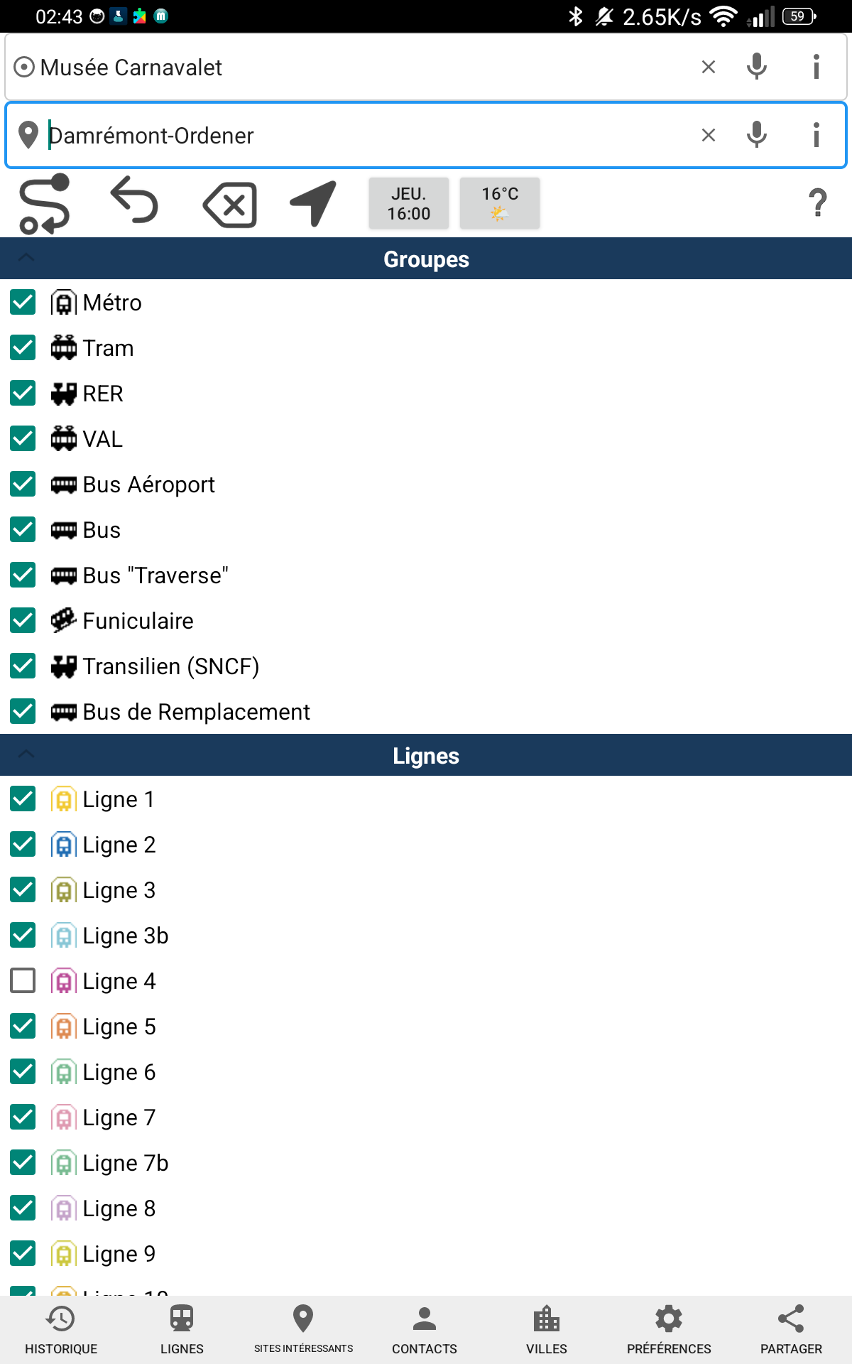 Line 4 unchecked