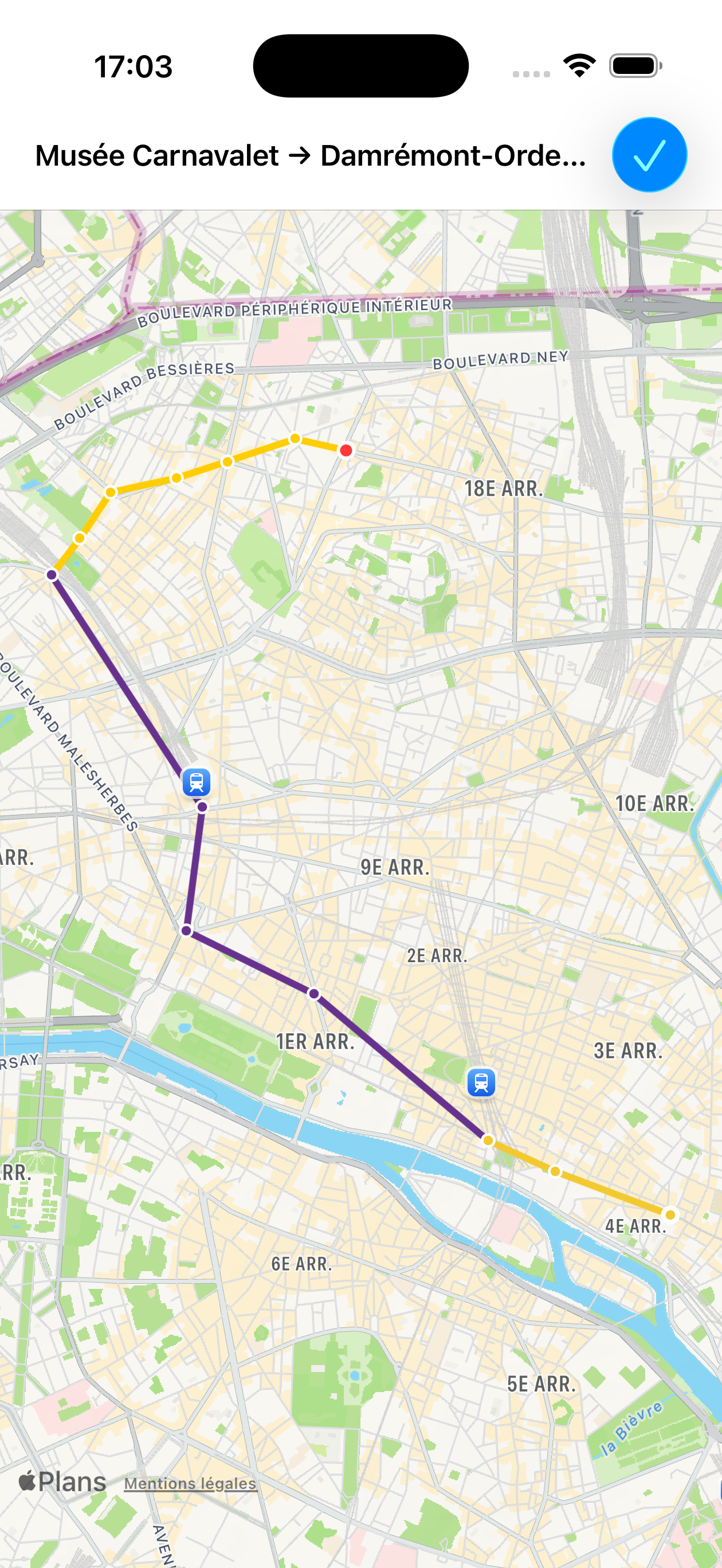 Route map